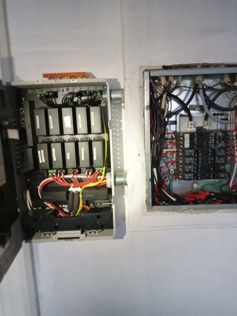 Electrical panel upgrade completed for Security Camera Wiring in Bonita